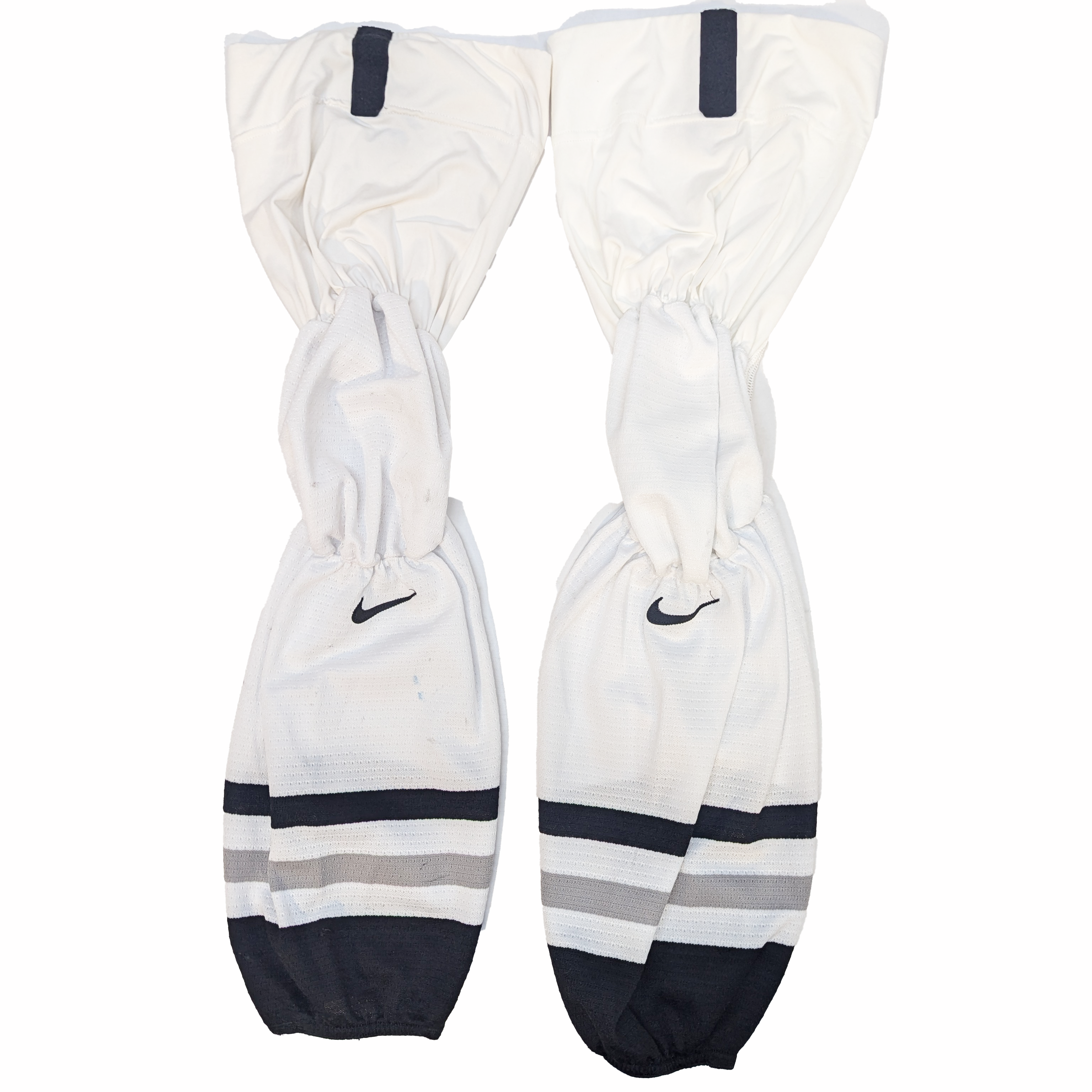 Chaussette de hockey Nike NCAA d'occasion (blanche/noire/grise)